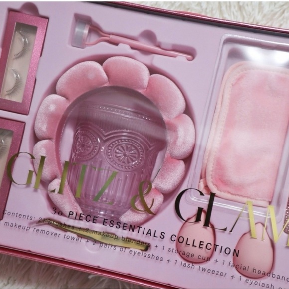 ✨️💕 Blush Glitz & Glam | 30pc Essentials Collection Brush Set pink ✨️💕 - Picture 3 of 9